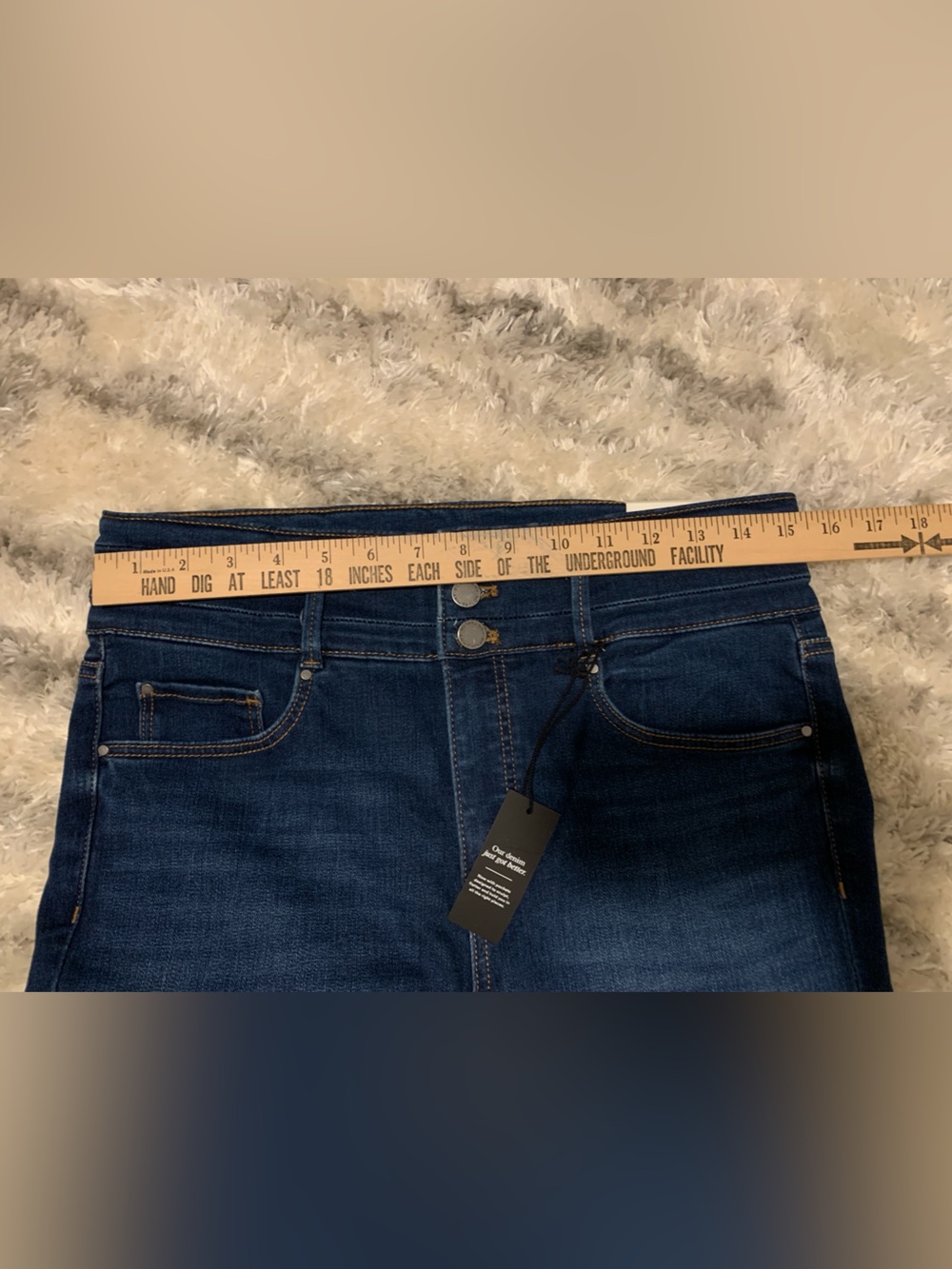 Ann Taylor Skinny Jeans in Deep Indigo - Picture 8 of 8
